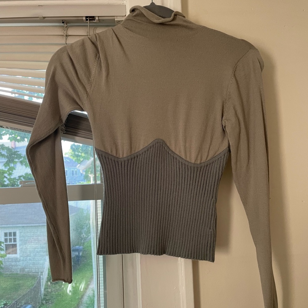 ZARA long sleeve knit top